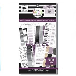Girl With Goals-Happy planner stickers